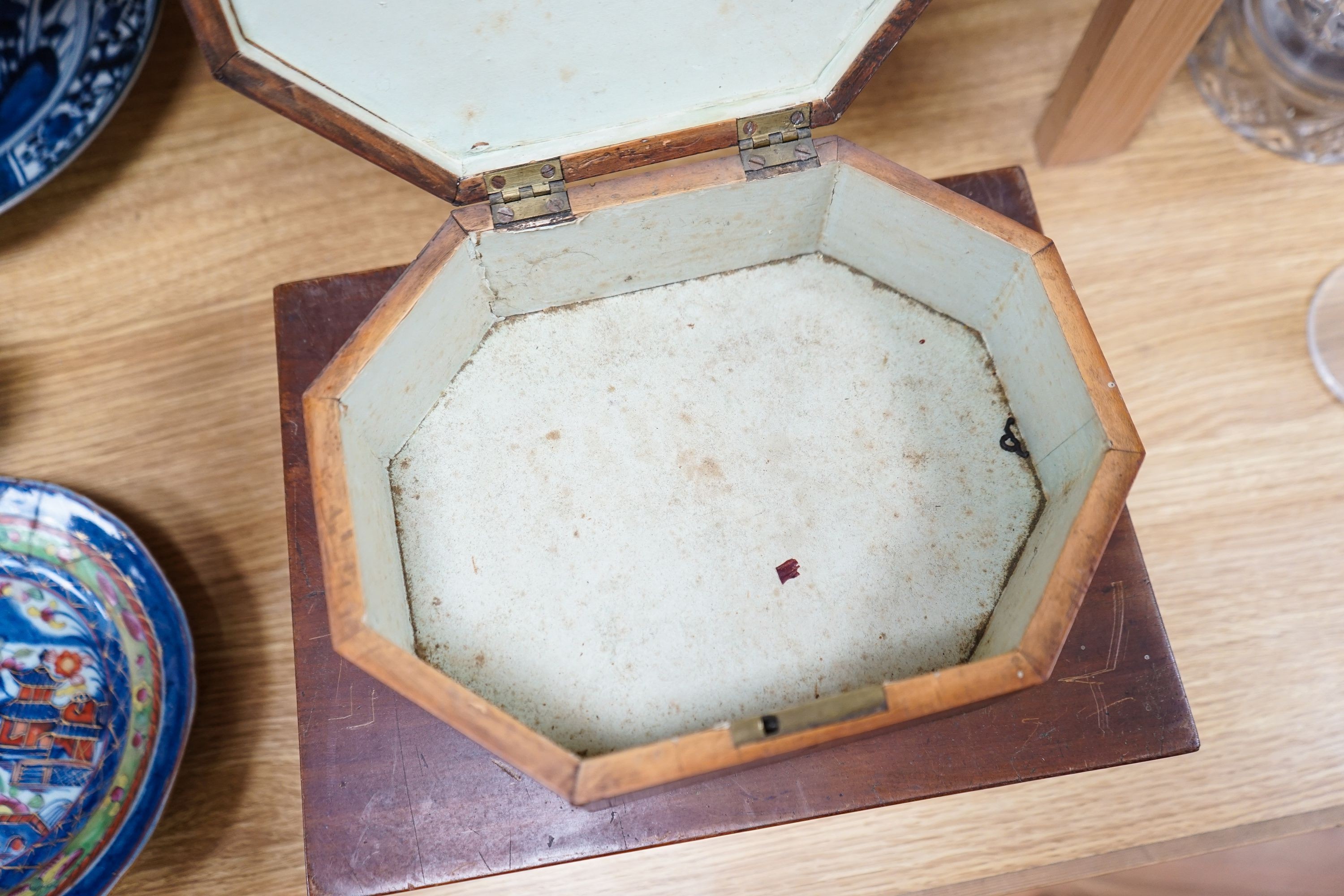 A Japanese lacquered rectangular box and two other boxes